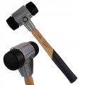Młotek brukarski gumowy STALCO fi 50 1150g do kostki