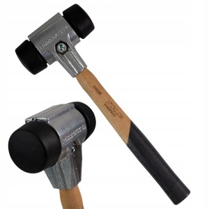 Młotek brukarski gumowy STALCO fi 50 1150g do kostki