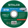 Tarcza do cięcia metalu płaska STALCO STD 125 x 1,0 mm STLACO
