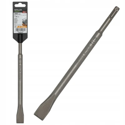 Dłuto płaskie szerokie do betony STALCO SDS PLUS 20 x 250 mm