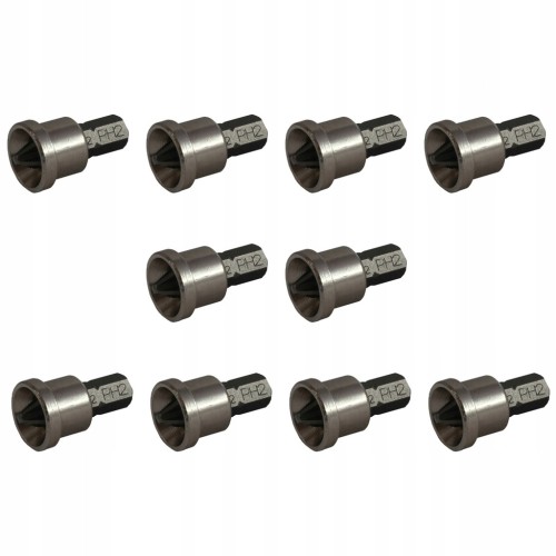 Końcówka bit STALCO PHILLIPS PH 1/4" z ogranicznikiem metalowym - 10 sztuk