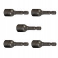 Końcówka bit z magnesem STALCO 1/4" 8 mm do wkrętarki - 5 sztuk