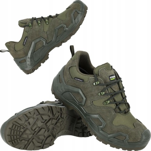 Buty robocze STALCO WATERPROOF DEFENDER LOW OB oliwkowe r. 45