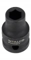 Nasadka sześciokątna udarowa STALCO 1/2" 30 mm do śrub metrycznych CRO-MO
