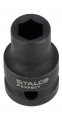 Nasadka sześciokątna udarowa STALCO 1/2" 11 mm do śrub metrycznych CRO-MO