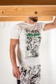 T-shirt męski STALCO BONO PAINTER biały r. M