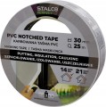 Taśma maskująca PVC karbowana STALCO 30 mm x 25 m do malowania i zabezpieczeń