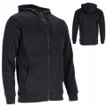 Bluza dresowa męska STALCO rozpinana z kapturem czarna r. M