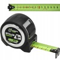 Miara zwijana STALCO 5 m x 27 mm fluorescencyjna z zaczepem magnetycznym