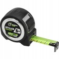 Miara zwijana STALCO 5 m x 27 mm fluorescencyjna z zaczepem magnetycznym