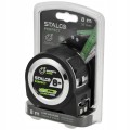 Miara zwijana STALCO 8 m x 27 mm fluorescencyjna z zaczepem magnetycznym