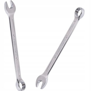 Klucz płasko - oczkowy STALCO 8 mm polerowany z powłoką antykorozyjną