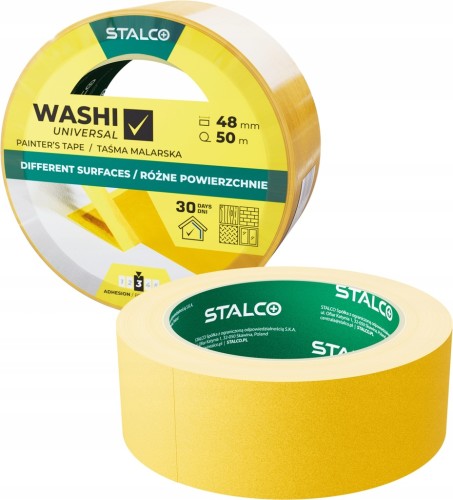 Taśma malarska STALCO WASHI uniwersalna 48 mm x 50 m
