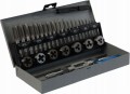 Gwintowniki i narzynki M3 STALCO - M12 zestaw 32 elementy