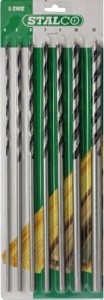 Wiertła do drewna STALCO 4-10 mm x 300 mm - 7 sztuk