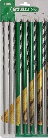 Wiertła do drewna STALCO 4-10 mm x 300 mm - 7 sztuk