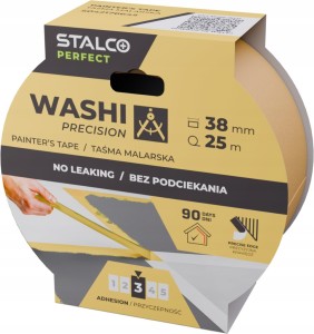 Taśma malarska STALCO WASHI 38 mm x 25 m