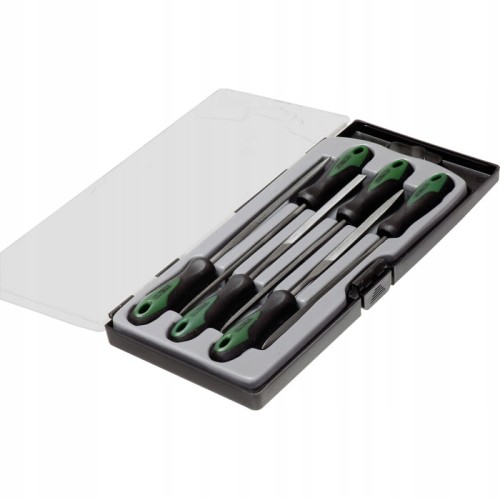 Pilniki iglaki STALCO 100 mm - zestaw 6 elementów