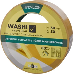 Taśma malarska uniwersalna STALCO WASHI 30 mm x 25 m