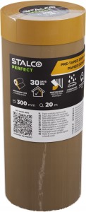 Papier malarski ochronny STALCO 300 mm x 20 m z taśmą WASHI