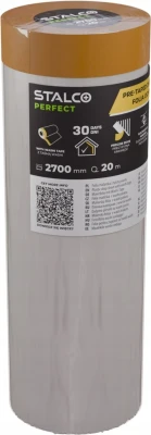 Folia ochronna STALCO 2700 mm x 20 m z taśmą WASHI