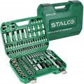 Zestaw kluczy nasadowych STALCO 1/2" i 1/4" - 110 elementów