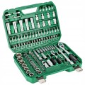 Zestaw kluczy nasadowych STALCO 1/2" i 1/4" - 110 elementów