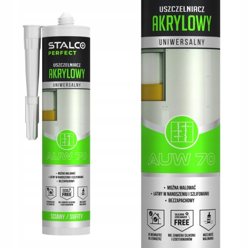 Akryl uniwersalny STALCO 280 ml biały