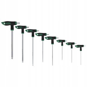 Zestaw kluczy trzpieniowych STALCO dwustronne TORX S2 - 8 elementów