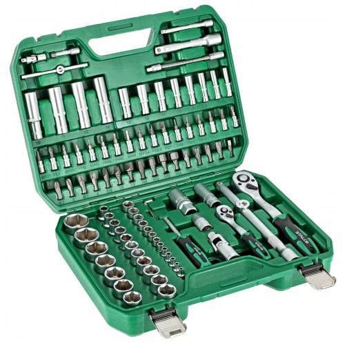 Zestaw kluczy nasadowych STALCO 1/2" + 1/4" - 94 elementy w walizce