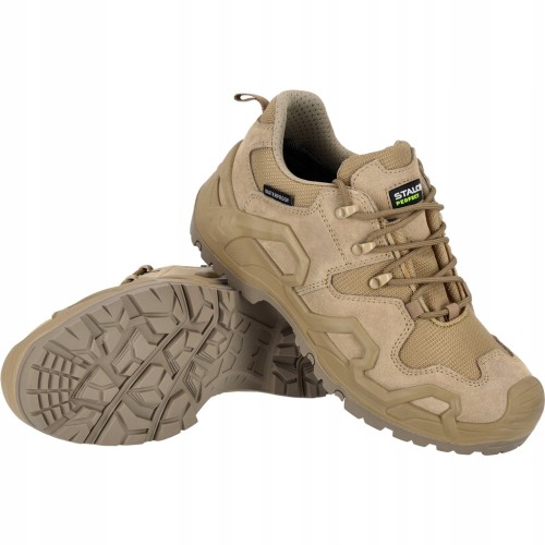 Buty robocze z membraną STALCO WATERPROOF DEFENDER LOW OB ciemny beż r. 40