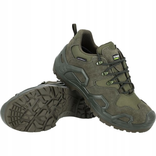 Buty robocze z membraną STALCO WATERPROOF DEFENDER LOW OB oliwkowe r. 41