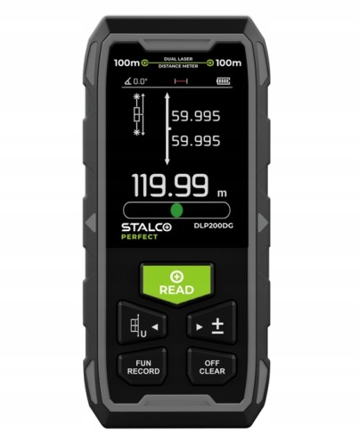 Dalmierz laserowy dwukierunkowy STALCO DLP200DG 2 x 100 m