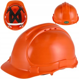 Kask ochronny STALCO HELIUS pomarańczowy