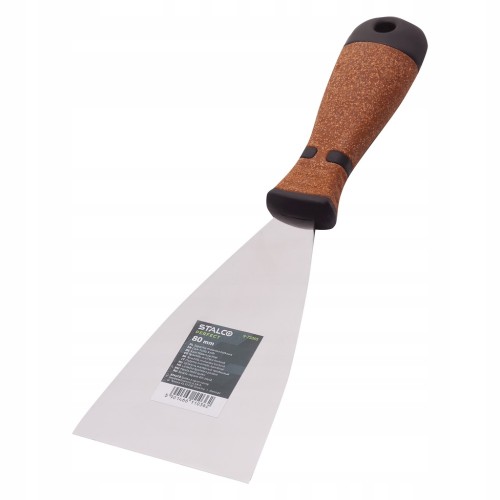 Szpachla malarska STALCO 80 mm stal nierdzewna korkowy uchwyt