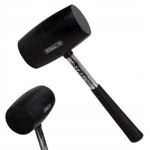 Młotek gumowy STALCO 90 mm metalowy trzonek
