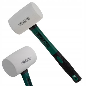 Młotek gumowy STALCO 75 mm 910 g trzonek włókno szklane