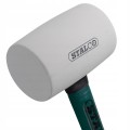 Młotek gumowy STALCO 65 mm 450 g trzonek włókno szklane