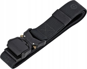 Pasek roboczy STALCO SURVIVAL czarny metalowa klamra
