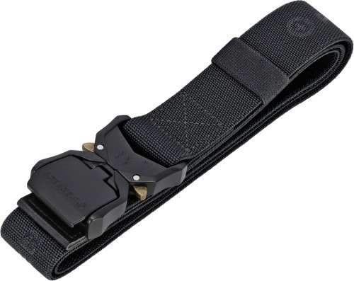 Pasek roboczy STALCO SURVIVAL czarny metalowa klamra