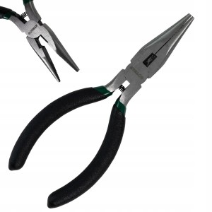 Szczypce bociany wydłużone proste mini STALCO 115 mm