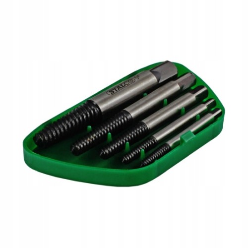 Wykrętaki spiralne STALCO do zerwanych śrub 5 elementów 4- 11 mm