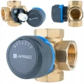 Zawór mieszający 4-drogowy obrotowy AFRISO ARV 484 1" Pro Click DN25