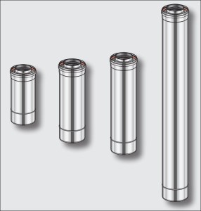 Rura koncentryczna φ 60/100 mm nierdzewna