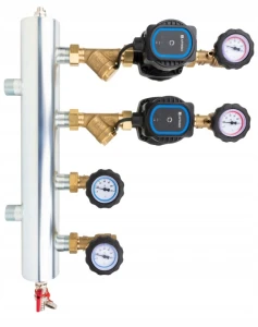Zestaw mieszający ze sprzęgłem hydraulicznym BPS 900 AP, dwa człony bez mieszania, pompy AFRISO APH 160