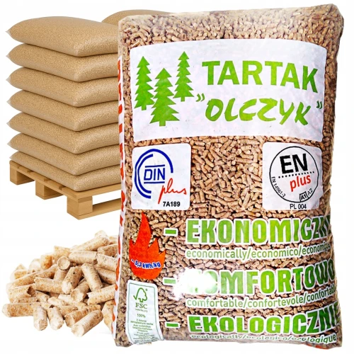 Pellet drzewny OLCZYK certyfikowany EKO 300 kg