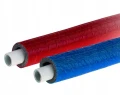 Rura PEX/PEX/Al/PEX 16 mm w otulinie niebieskiej 6 mm - 50 mb