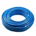 Rura PEX/PEX/Al/PEX 16 mm w otulinie niebieskiej 6 mm - 50 mb