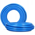 Rura PEX/PEX/Al/PEX 16 mm w otulinie niebieskiej 6 mm - 50 mb