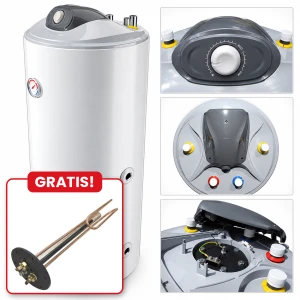 Zasobnik Podgrzewacz OEM CERAMIC 80l V1 GAS 81 G Grzałka gratis